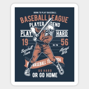 Born to Play Baseball Sticker